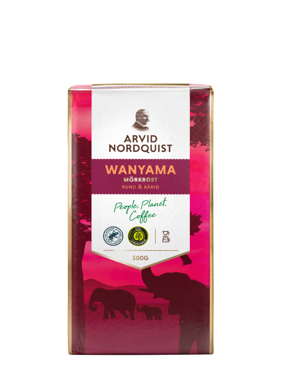 Arvid Nordquist - Mörkrost Wanyama malet kaffe - Nybryggt.nu