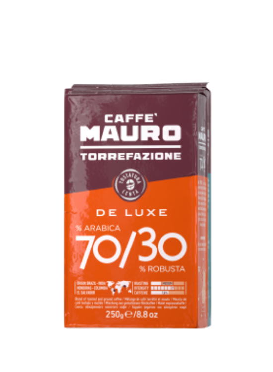 Caffè Mauro De Luxe gemahlener Kaffee 250g