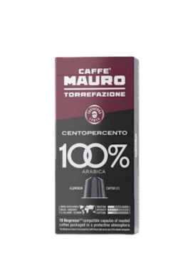 Caffè Mauro Centopercento kaffekapslar 10-pack