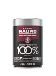 Caffè Mauro Centopercento gemahlener Kaffee, 250 g Glas