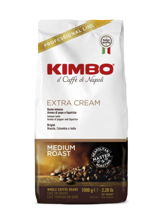 Kimbo Espresso Bar Extra Cream kaffebönor 1000g