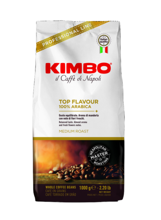Kimbo Espresso Bar Top Flavour kaffebönor 1000g