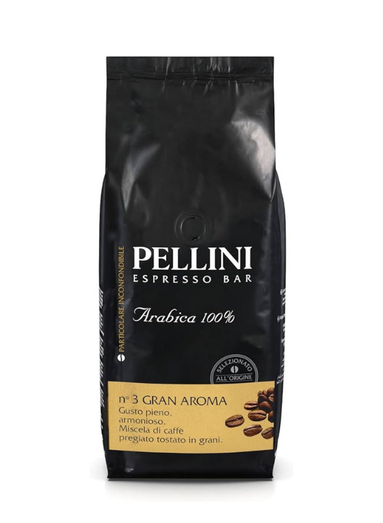Pellini No3 Gran Aroma hela kaffebönor 1000g