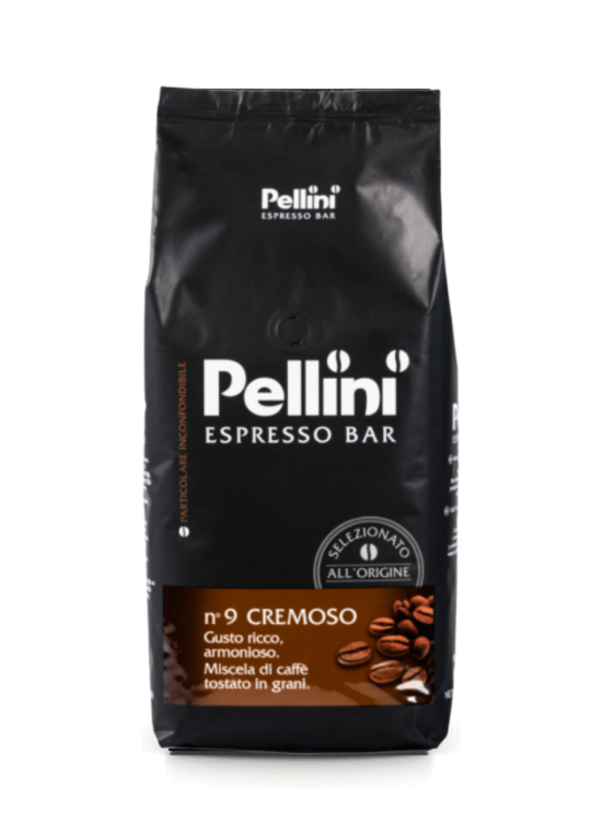 Pellini No9 Cremoso Espresso hela kaffebönor 1000g
