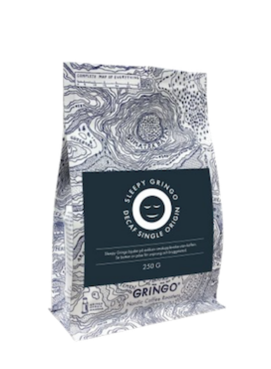Gringo Sleepy entkoffeinierter Kaffeebohnen 250g
