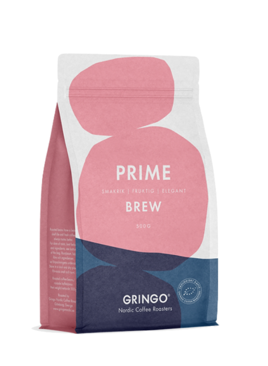 Gringo Prime Brew 500g kaffebönor