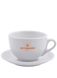 Attibassi Caffe Latte Tasse mit Untertasse