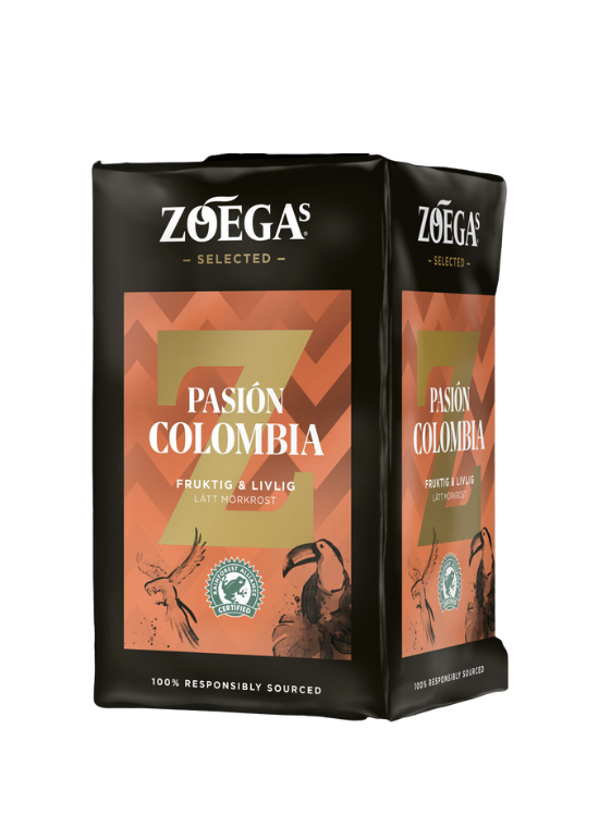 ZOÉGAS Pasion Colombia malt kaffe 450g