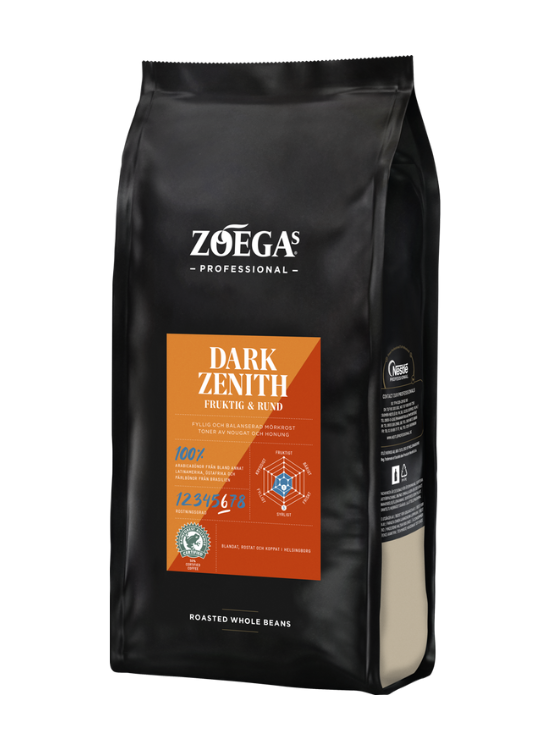 ZOÉGAS Professional Dark Zenith kaffebönor 750g