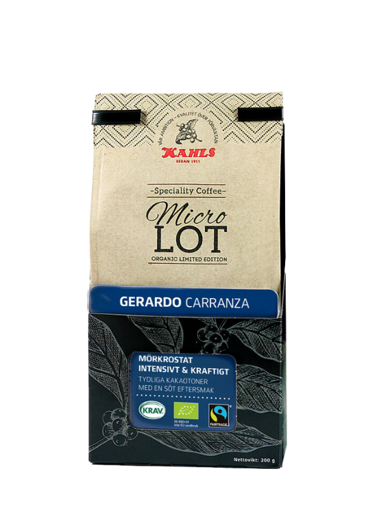 Kahls Coffee Gerardo Carranza ganze Kaffeebohnen 200g