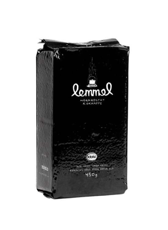 Lemmel Eco/Krav kokekaffe 450g malt kaffe