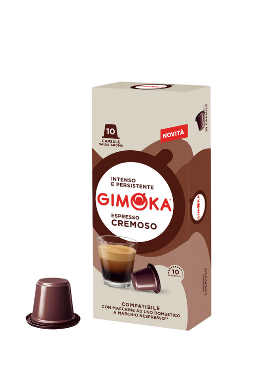 Gimoka Cremoso Nespresso kaffekapslar 10st