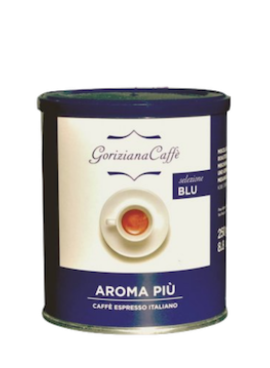 Goriziana Aroma Piú gemahlener Kaffee 250g Glas
