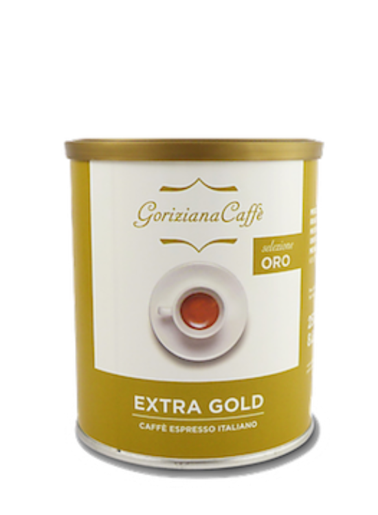 Goriziana Oro Extra malet kaffe 250g Burk