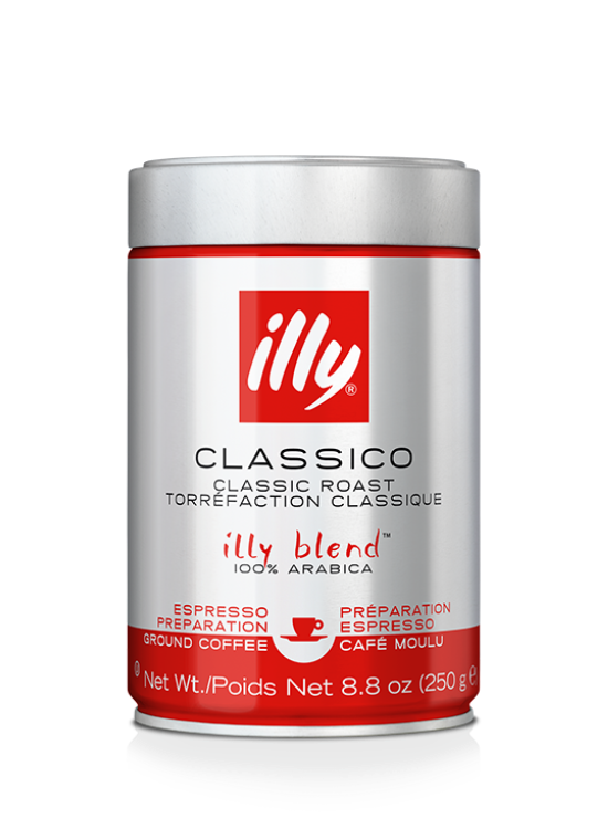 Illy Espresso Classico gemahlener Kaffee 250g