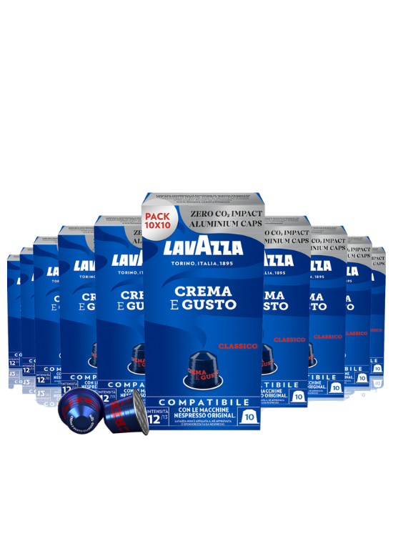 Lavazza Crema e Gusto Classico Kaffeekapseln 10x10er-Pack