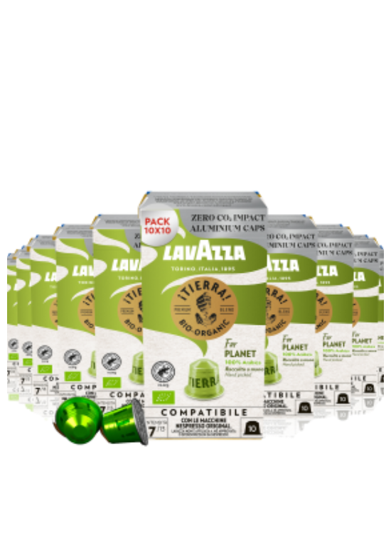Lavazza Tierra For Planet Bio-Kaffeekapseln 10x10er-Pack