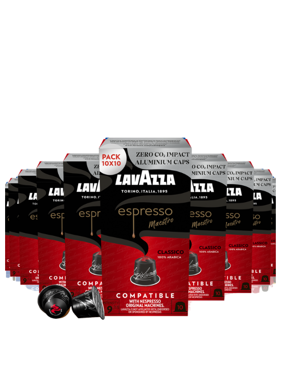 Lavazza Espresso Classico Kaffekapsler 10x10-p