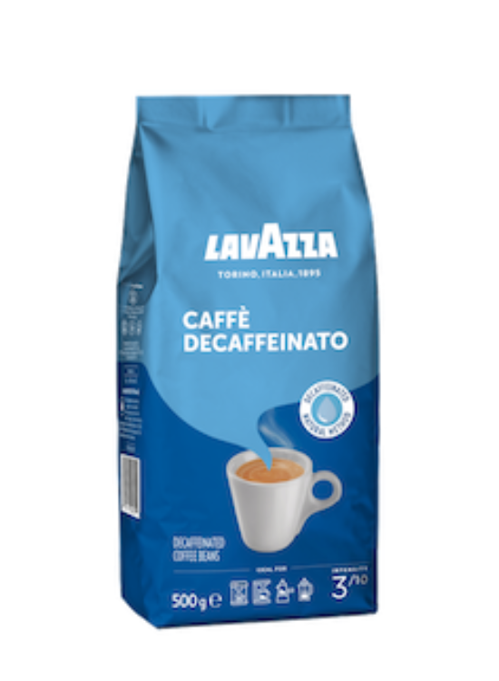 Lavazza caffècrema Decaffeinato kaffebönor 500g