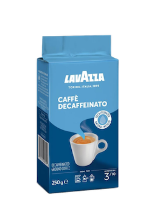 Lavazza Dek koffeinfritt malet kaffe 250g
