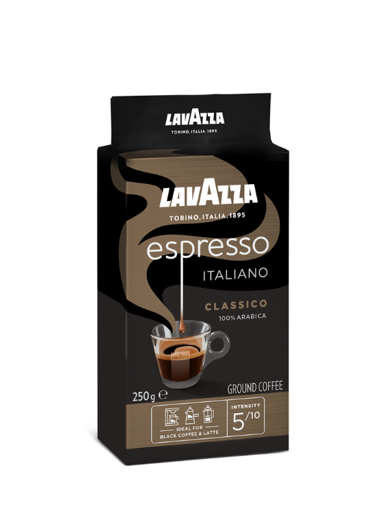 Lavazza Espresso Italiano Classico malet kaffe 250g