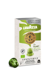Lavazza Tierra For Planet Organic Coffee kapsler 10-pakning