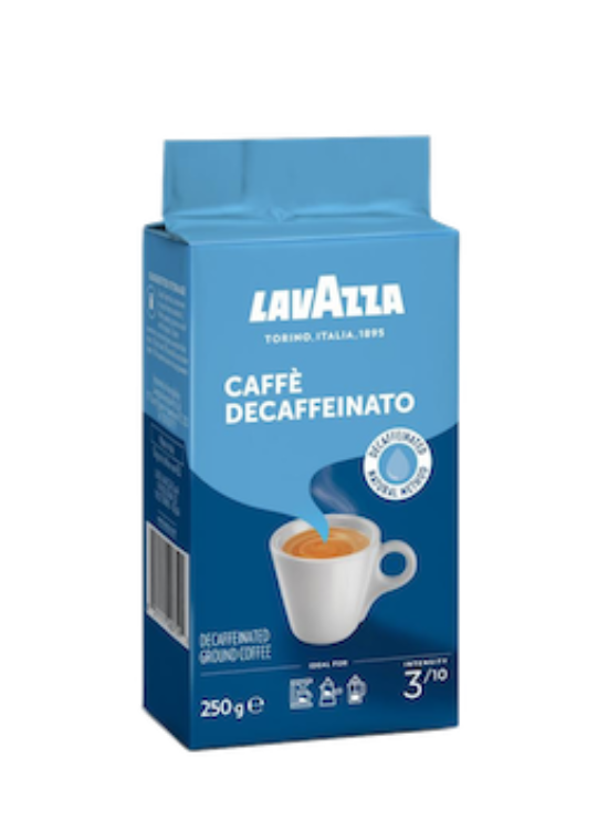 Sparen Sie sich den Kaffee! Lavazza Dek entkoffeinierter gemahlener Kaffee 250g