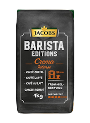 Jacobs Barista Crema Intense kaffebönor 1000g