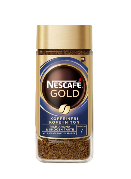 NESCAFÉ Gold Koffeinfri pulverkaffe 100g