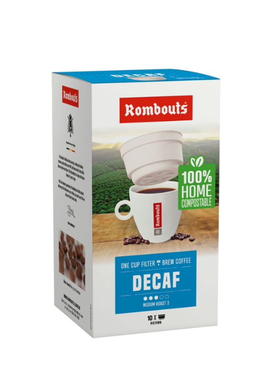 Rombouts Decaf Enkeltkopp filter 10-pakning