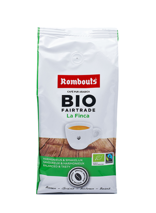 Rombouts Bio & Fairtrade 500g kaffebönor