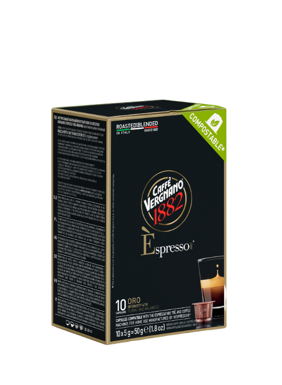 Caffé Vergnano Nespresso Oro kaffekapslar 10st