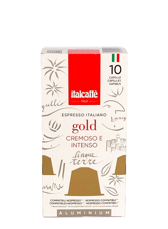 Italcaffè Nespresso Gold Kaffeekapseln 10 Stk