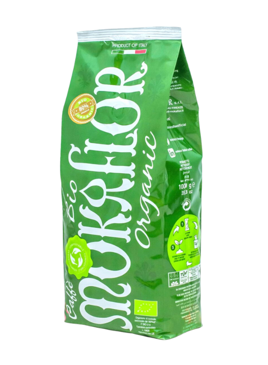 Mokaflor Organic kaffebönor 1000g