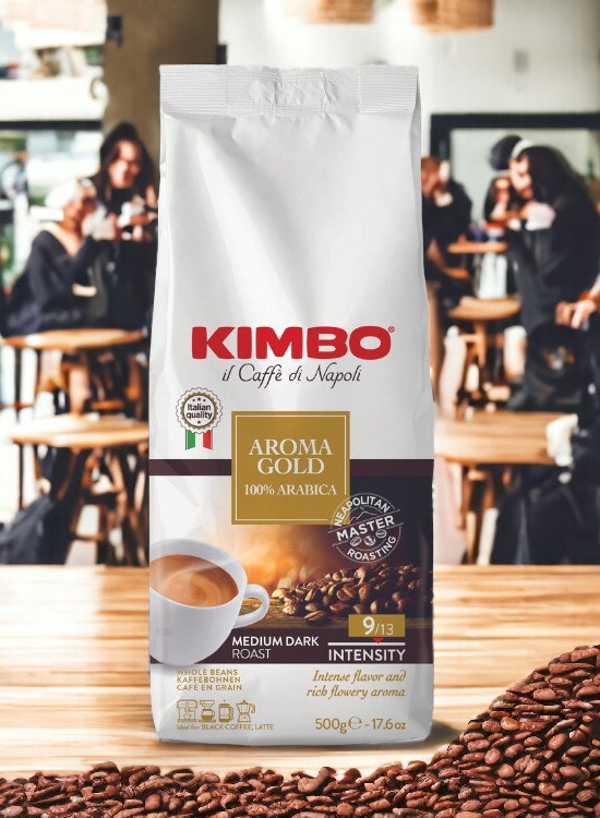 Kimbo Espresso Aroma Gold Kaffeebohnen 500g