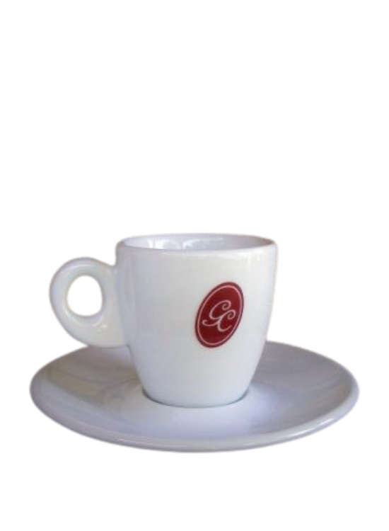 Goriziana Espressokopp med tallerken Porselen