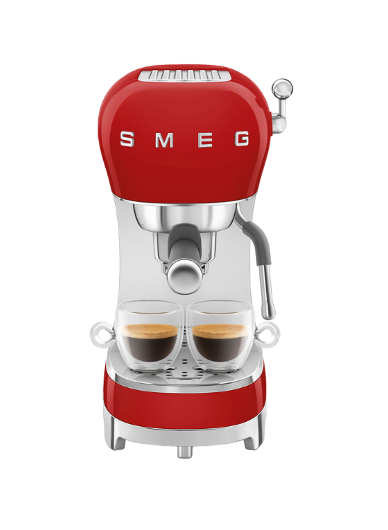 Smeg Espressomaskin Röd