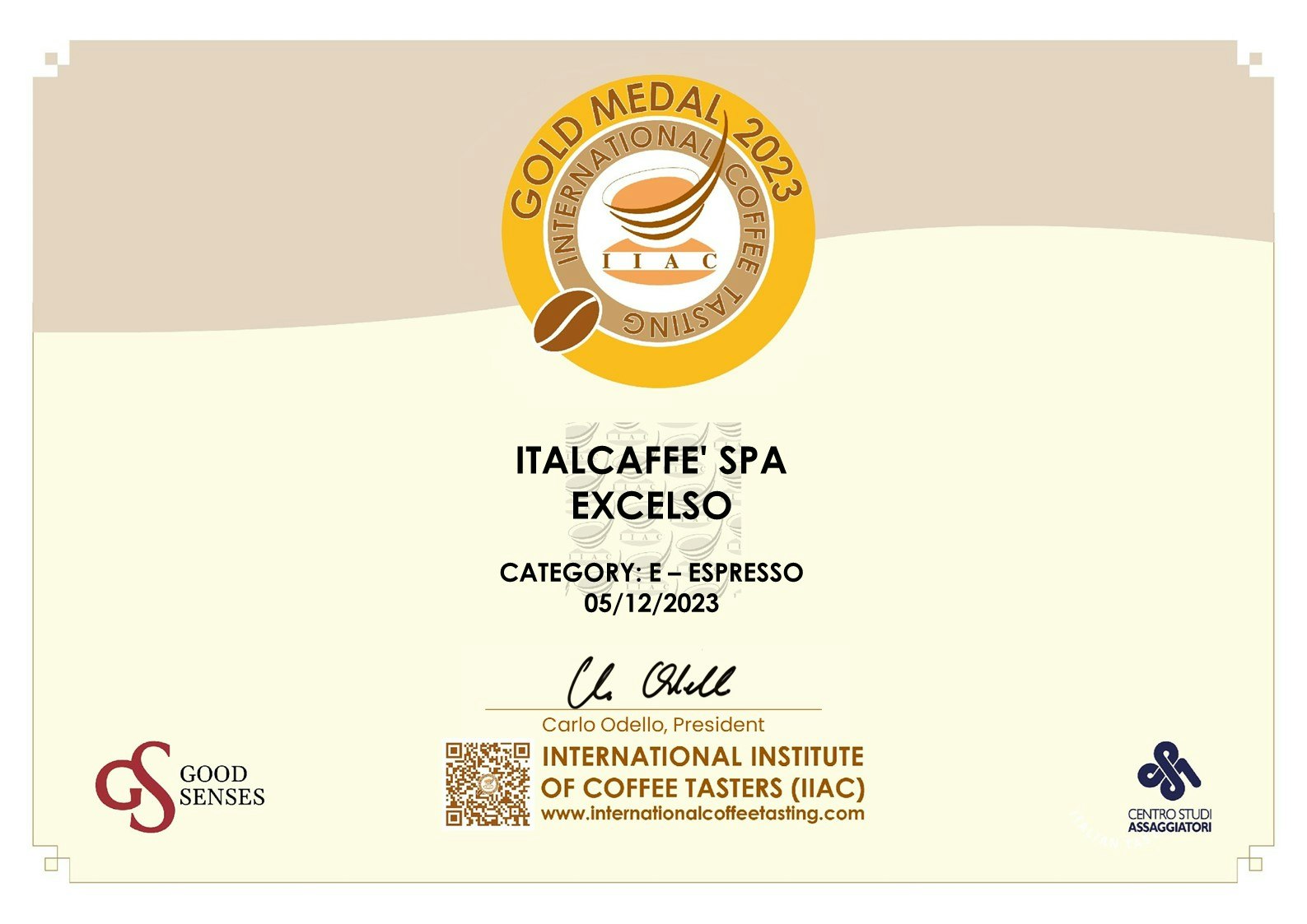 Italcaffè Excelso Bar Kaffeebohnen 1000g