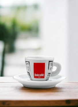 Italcaffè Espressokopp med fat