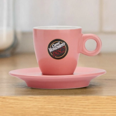 Caffè Vergnano Espressokopp med underfat