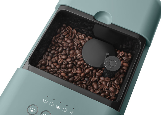 Smeg Automatisk Kaffemaskin, Melkeskummer Grønn