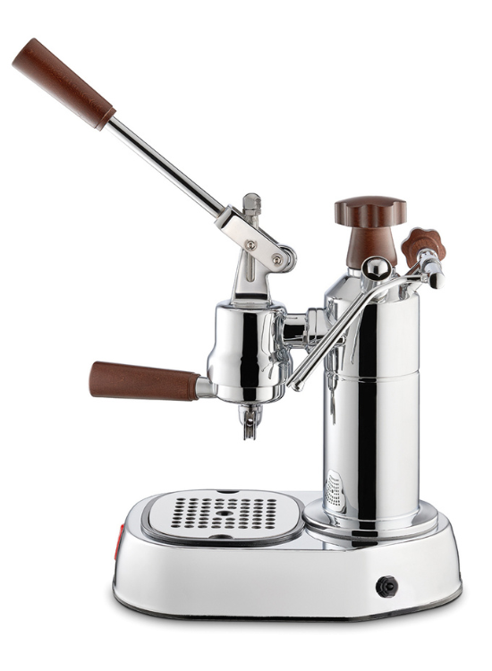 La Pavoni Europiccola ELH Espressomaschine aus verchromtem Messing
