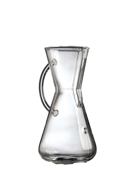 Chemex – 3-Tassen-Kaffeemaschine mit Glasgriff