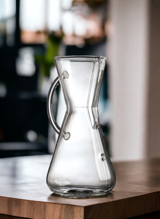 Chemex – 3-Tassen-Kaffeemaschine mit Glasgriff
