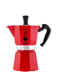 Bialetti Moka Express Red 6 Tassen – Mokabereiter