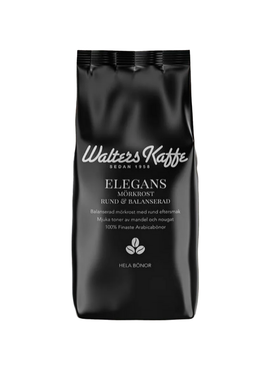 Walters Kaffe Elegance Mørkbrente kaffebønner 450g