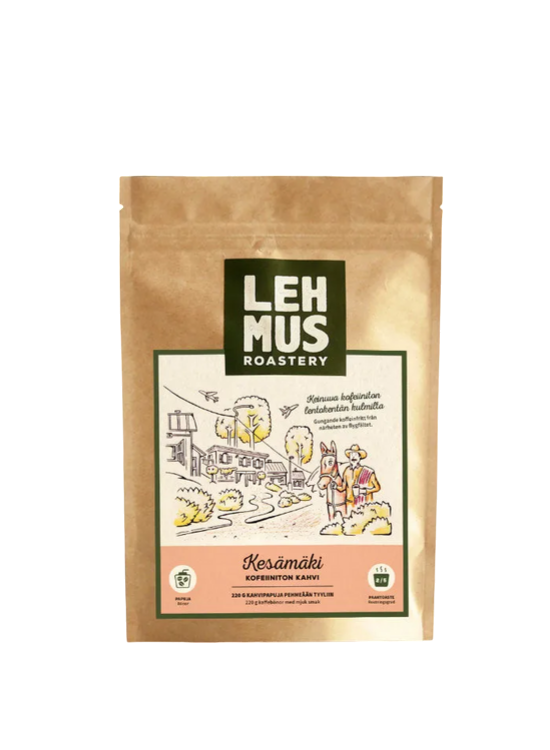 Lehmus Roastery Kesämäki entkoffeinierter gemahlener Kaffee 220g