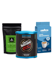 Probieren Sie das Kaffeepaket – Entkoffeinierter gemahlener Kaffee 3x250g