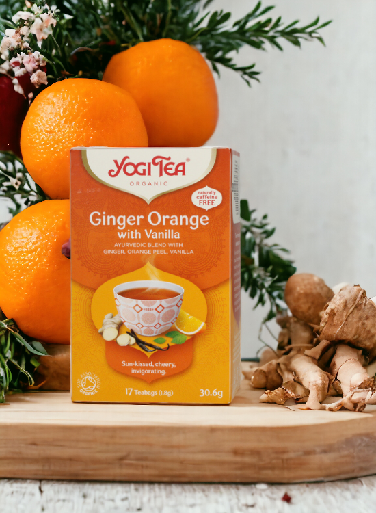 Yogi Tea Ginger, Orange with Vanilla Teebeutel 17 Stk