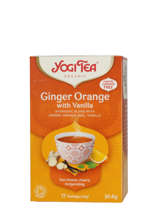 Yogi Tea Ginger, Orange with Vanilla Teebeutel 17 Stk